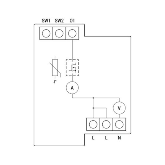 Relais Wi-Fi Shelly Pro Dimmer 1PM Connectivité LAN Wi-Fi Bluetooth Contrôle éclairage DIN