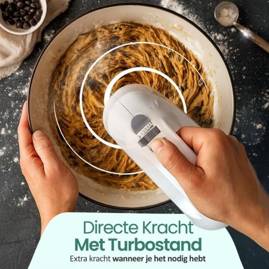 Batidora Emerio HM-124178 250 W 6 velocidades Turbo Blanco acero inoxidable