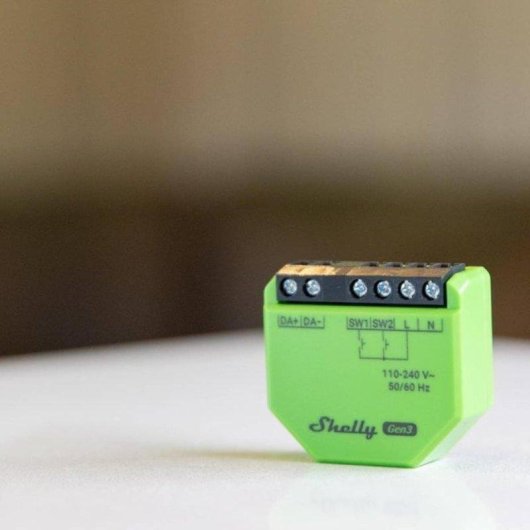 Relais Wi-Fi Shelly DALI Dimmer Gen3 Connectivité Wi-Fi Bluetooth Contrôle de l’éclairage, Suivi de l’énergie