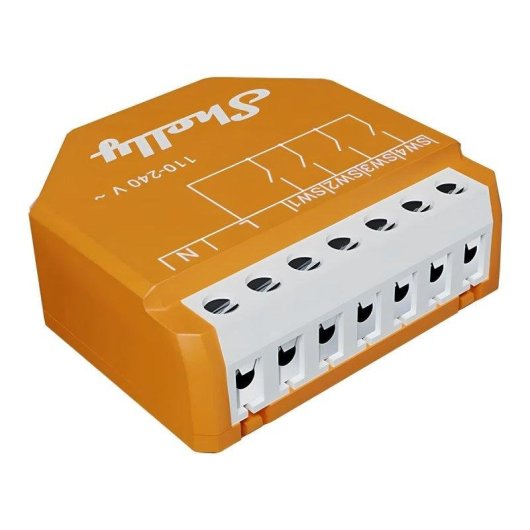 Relais Z-Wave Shelly Wave i4 Contrôle de scénarios, Long Range, Encastrable