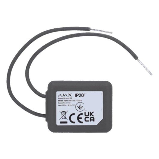 Relais Wi-Fi Ajax AJ-BYPASS-DIMMER Contrôle de l’éclairage, Encastrable