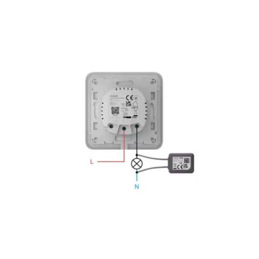 Relais Wi-Fi Ajax AJ-BYPASS-DIMMER Contrôle de l’éclairage, Encastrable