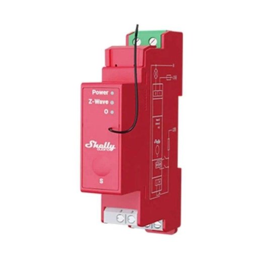 Relais Z-Wave Shelly Qubino Wave Pro Contrôle de circuits, Rail DIN, Suivi énergie