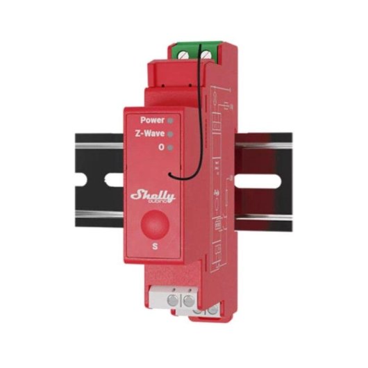 Relais Z-Wave Shelly Qubino Wave Pro Contrôle de circuits, Rail DIN, Suivi énergie