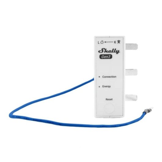 Relais Wi-Fi Shelly 3EM-63T Gen3 Suivi de l’energie, 3 canaux, DIN