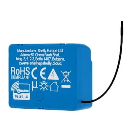 Relais Z-Wave Shelly Wave 1 Mini LR Contrôle d’équipements, Contact sec, Ultra-compact