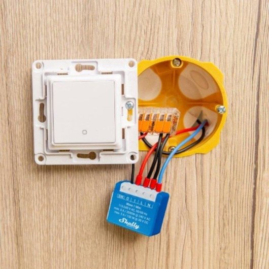 Relais Z-Wave Shelly Wave 1 Mini LR Contrôle d’équipements, Contact sec, Ultra-compact