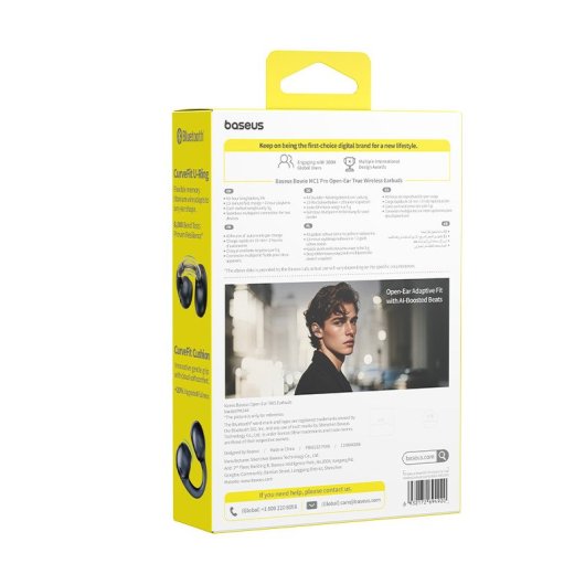 Auriculares Baseus Bowie MC1 Pro sem fios Bluetooth SuperBass 2.0 Pretos