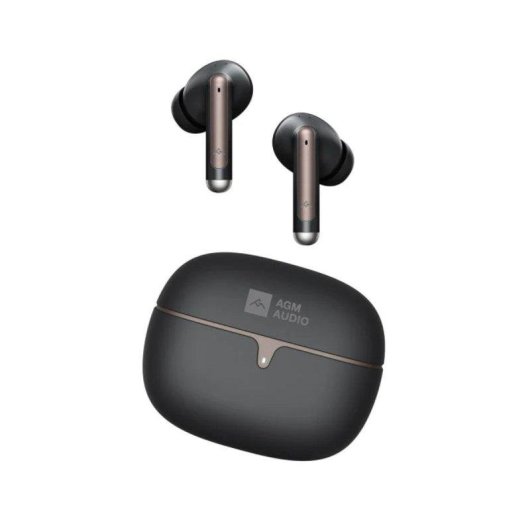 Auriculares AGM Buds 5 sem fios Bluetooth com Cancelamento de Ruído Pretos