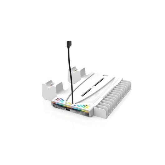 Base de carga ONiVERSE Nexus 5 PS5 Multifunción refrigeración LED blanca