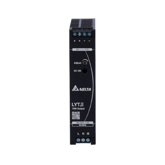 Station d energie Hikvision DRL-48V75W1AZ 75W Sortie 48V 1,57A Rail DIN Compacte