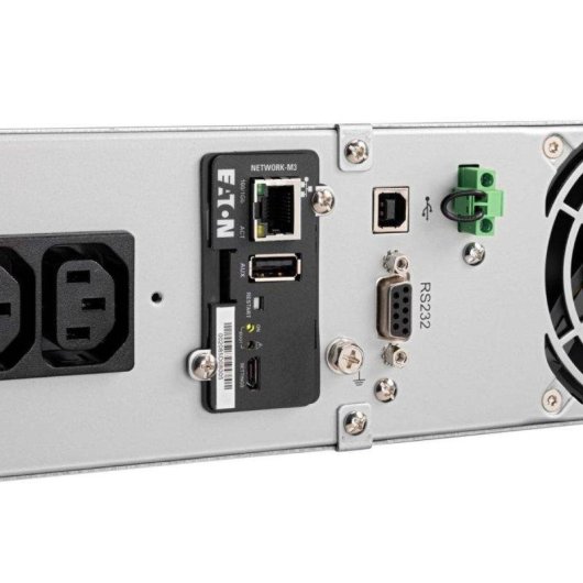 Estación de energía Eaton 9E1000IR 900W 4 salidas AC Batería plomo-ácido Pantalla LCD Rack 2U