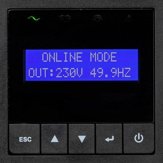 Estación de energía Eaton 9E1000IR 900W 4 salidas AC Batería plomo-ácido Pantalla LCD Rack 2U