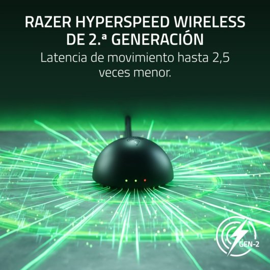 Ratón Razer Viper V4 Pro Inalámbrico 50000 DPI Negro 8000Hz 6 Botones
