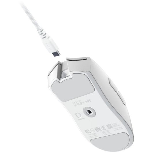 Ratón Razer Viper V4 Pro Inalámbrico 50000 DPI Blanco 8000Hz 6 Botones