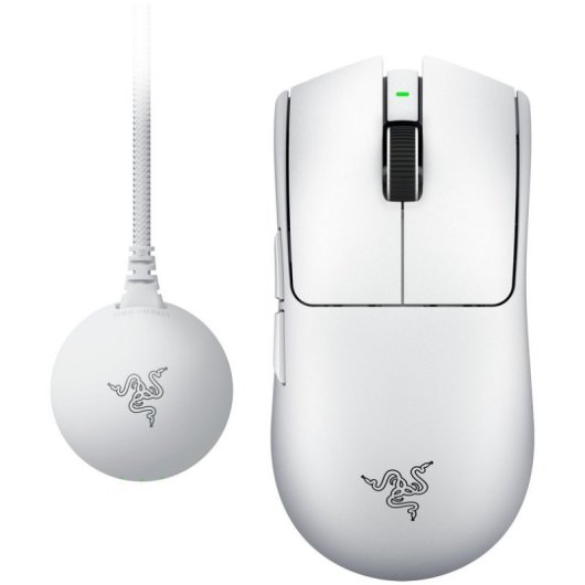 Ratón Razer Viper V4 Pro Inalámbrico 50000 DPI Blanco 8000Hz 6 Botones