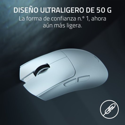 Ratón Razer Viper V4 Pro Inalámbrico 50000 DPI Blanco 8000Hz 6 Botones