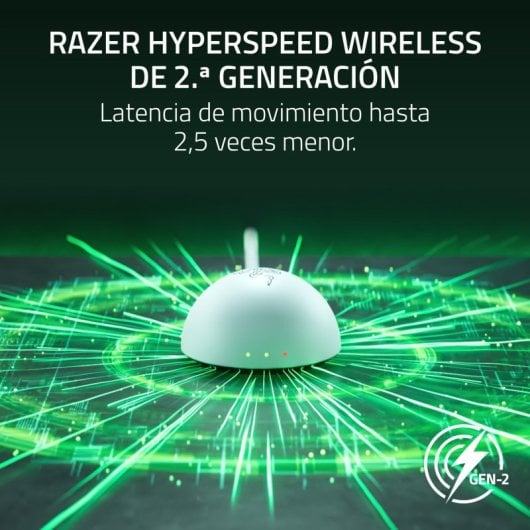 Ratón Razer Viper V4 Pro Inalámbrico 50000 DPI Blanco 8000Hz 6 Botones