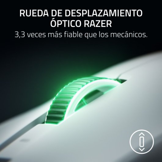 Ratón Razer Viper V4 Pro Inalámbrico 50000 DPI Blanco 8000Hz 6 Botones