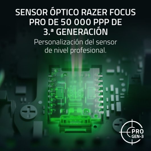 Ratón Razer Viper V4 Pro Inalámbrico 50000 DPI Blanco 8000Hz 6 Botones