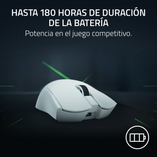 Ratón Razer Viper V4 Pro Inalámbrico 50000 DPI Blanco 8000Hz 6 Botones