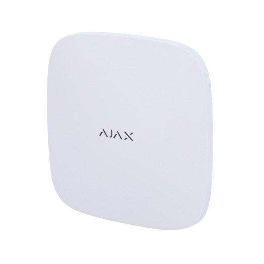 Alarme Ajax Hub Branco Ethernet GPRS Sem Fio Duplo SIM Interior Segurança