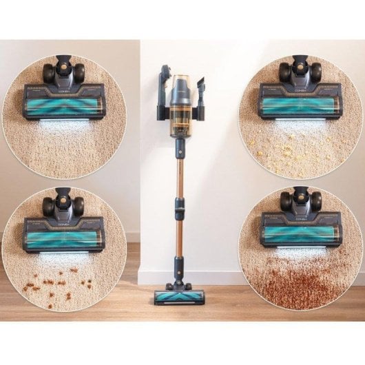 Aspiradora sin Cable Cecotec Conga Rockstar RX70 Aquapet Flex Genesis 780W 180m² Antienredos Mascotas