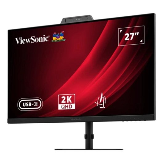 Écran PC Viewsonic VG2741V-2K 27" Quad HD 120Hz IPS Webcam USB-C Hauteur Ajustable