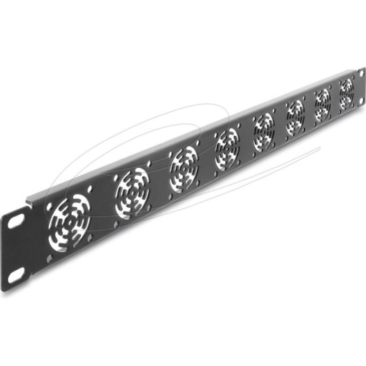 Panel trasero Delock 67414 para rack 19" 1U con soporte para 8 ventiladores
