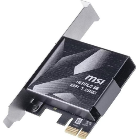 Tarjeta de Red MSI Herald BE9400 PCI Express 5764 Mbit/s Wi-Fi 7 Bluetooth 5.4