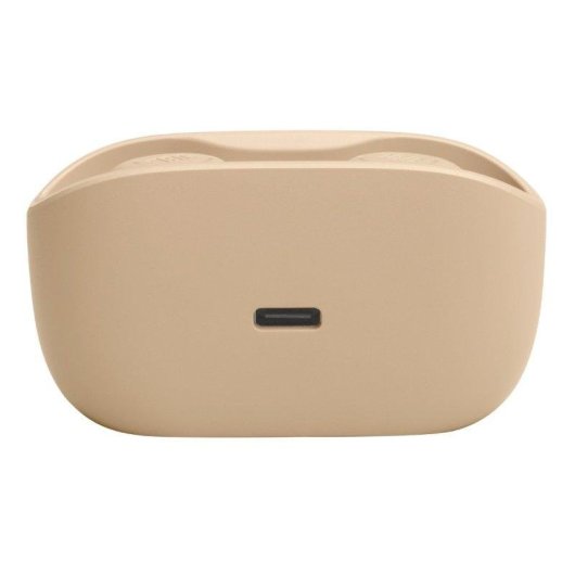 Auriculares JBL Wave Buds sem fios Bluetooth USB-C IP54 Deep Bass Bege