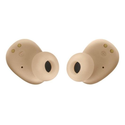 Auricolari JBL Wave Buds wireless Bluetooth con Deep Bass, ricarica rapida, protezione IP54 beige