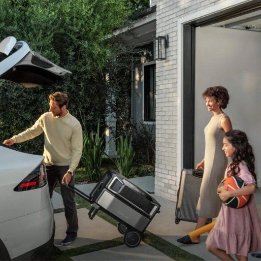 Chariot de transport EcoFlow DELTA Pro Ultra Capacité 140kg Structure pliable Acier PA