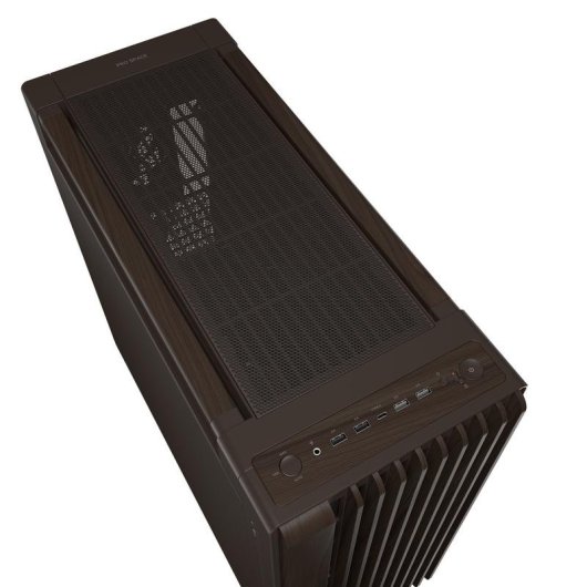 Torre ASUS ProArt PA602 Wood Edition Retro Brown raffreddamento USB-C 20 Gbps
