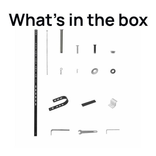 Cadre de montage EcoFlow PowerStream pour panneaux solaires balcon avec crochets