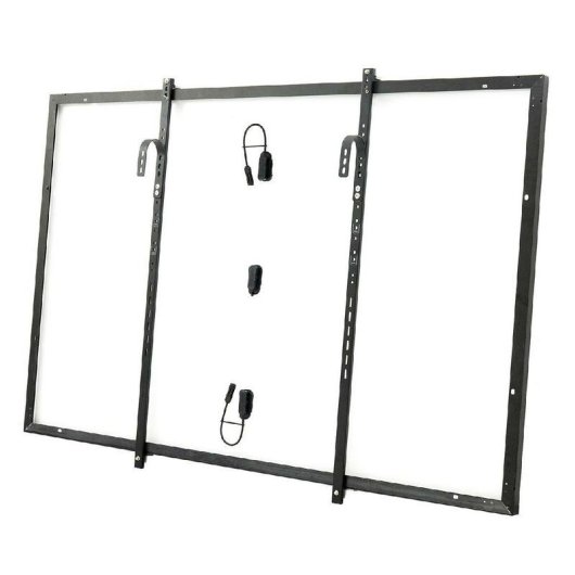 Cadre de montage EcoFlow PowerStream pour panneaux solaires balcon avec crochets