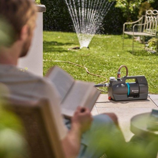 Bomba de Agua Gardena Silent 4600 Gris 4 bar Automática Bajo Consumo