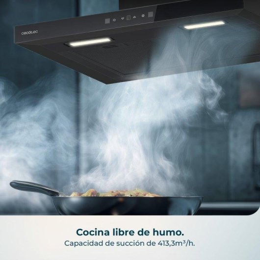 Campana extractora Cecotec Bolero Flux TT 604400 Recirculation 60cm contrôle tactile