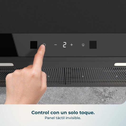Campana extractora Cecotec Bolero Flux TT 604400 Recirculation 60cm contrôle tactile