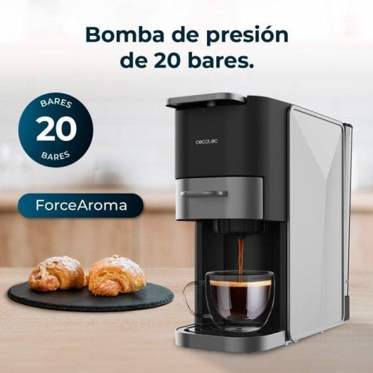 Cafetera Espresso Cecotec Freestyle Compact 700 ml 20 Bares Multicápsula