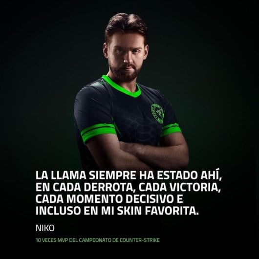 Alfombrilla de ratón Razer Gigantus V2 Pro NiKo Edition Suave para eSports