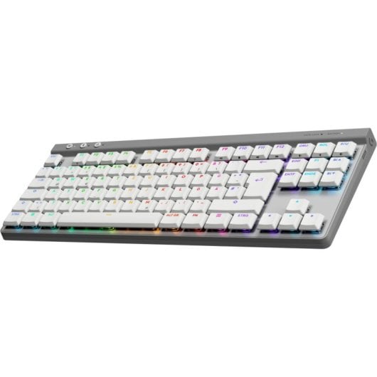 Teclado Logitech G G515 LIGHTSPEED TKL mecânico sem fios RGB QWERTZ branco