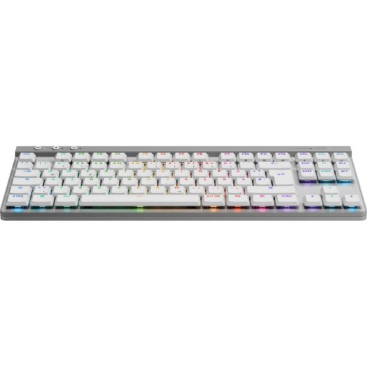 Teclado Logitech G G515 LIGHTSPEED TKL mecânico sem fios RGB QWERTZ branco