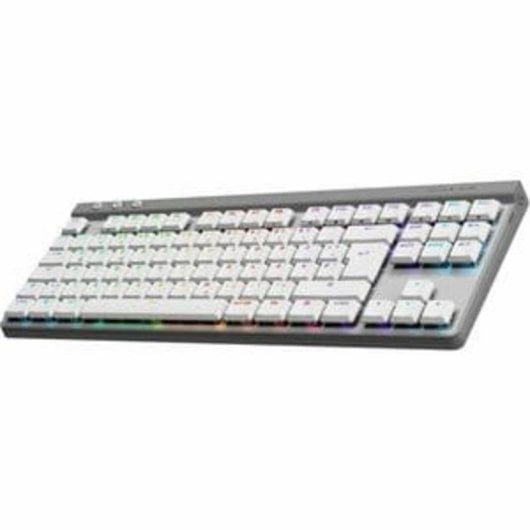 Teclado Logitech G G515 LIGHTSPEED TKL mecânico sem fios RGB QWERTZ branco