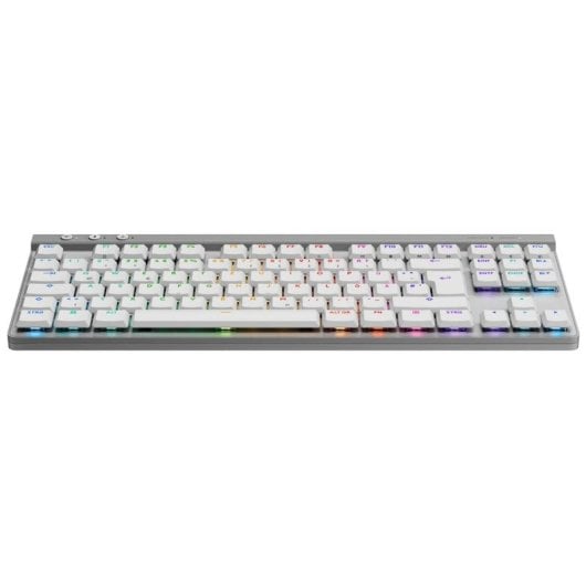 Teclado Logitech G G515 LIGHTSPEED TKL mecânico sem fios RGB QWERTZ branco