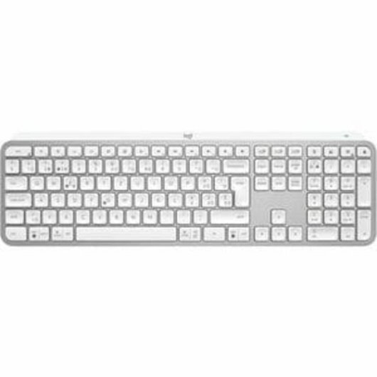 Teclado Logitech MX Keys S inalámbrico de tijera QWERTZ retroiluminado gris