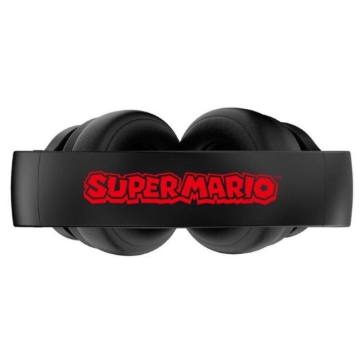 Auriculares Blade Super Mario Bros inalámbricos Bluetooth 5.3 con LED y micrófono, PS5, negro y rojo
