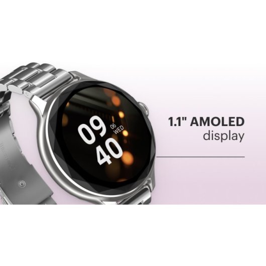 Noise Diva Bluetooth Montre Connectee Argent Metallic Suivi Sante Notifications Smartphone