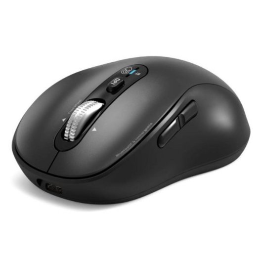 Ratón PORT DESIGNS 900720 Bluetooth 3200DPI Noir Rechargeable Multidispositif