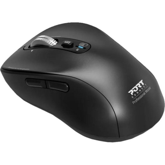 Ratón PORT DESIGNS 900720 Bluetooth 3200DPI Noir Rechargeable Multidispositif